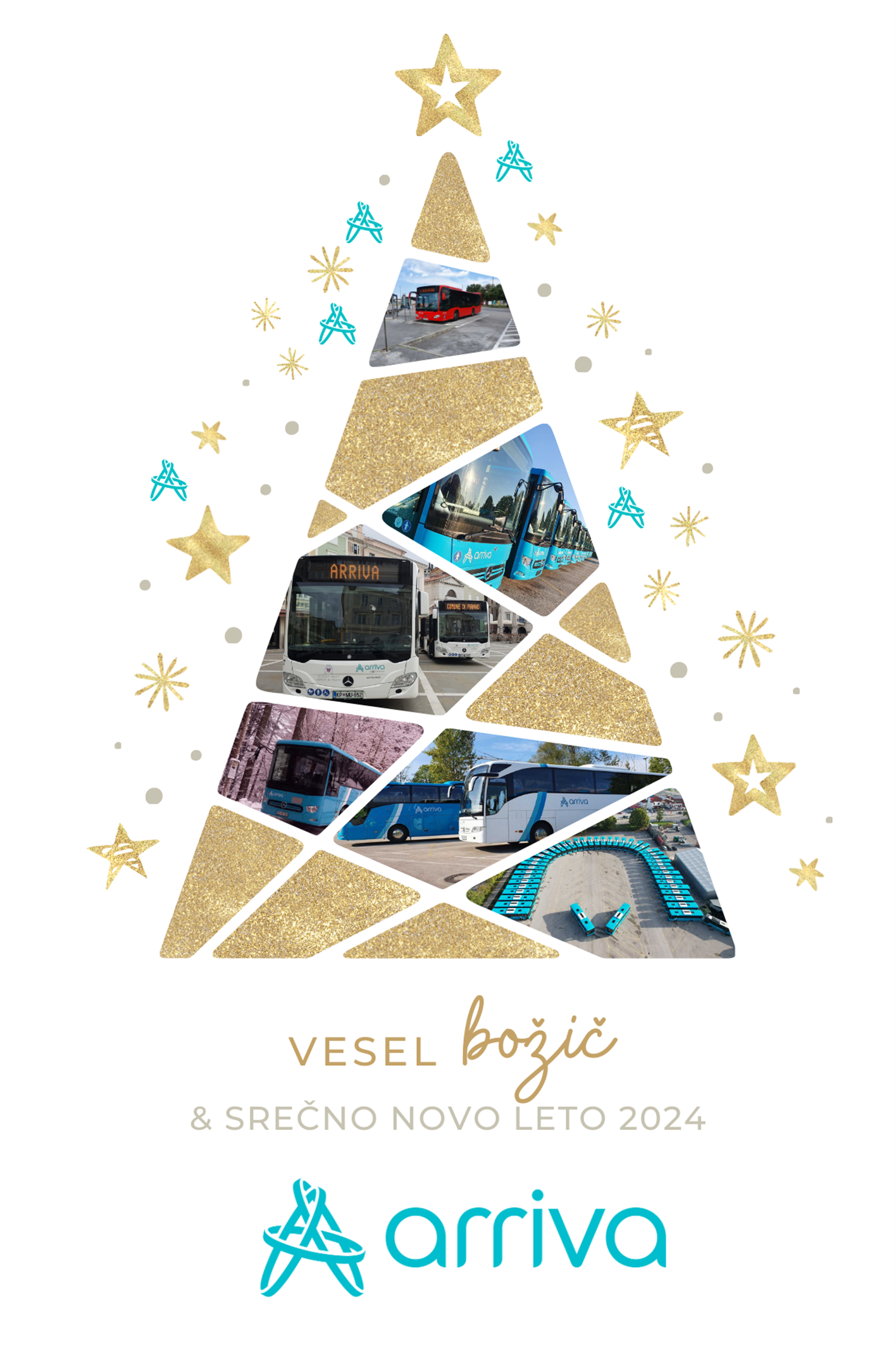 Dear passengers please be informed that buses of unit Kamnik will operate as followes during the newyear holidays: