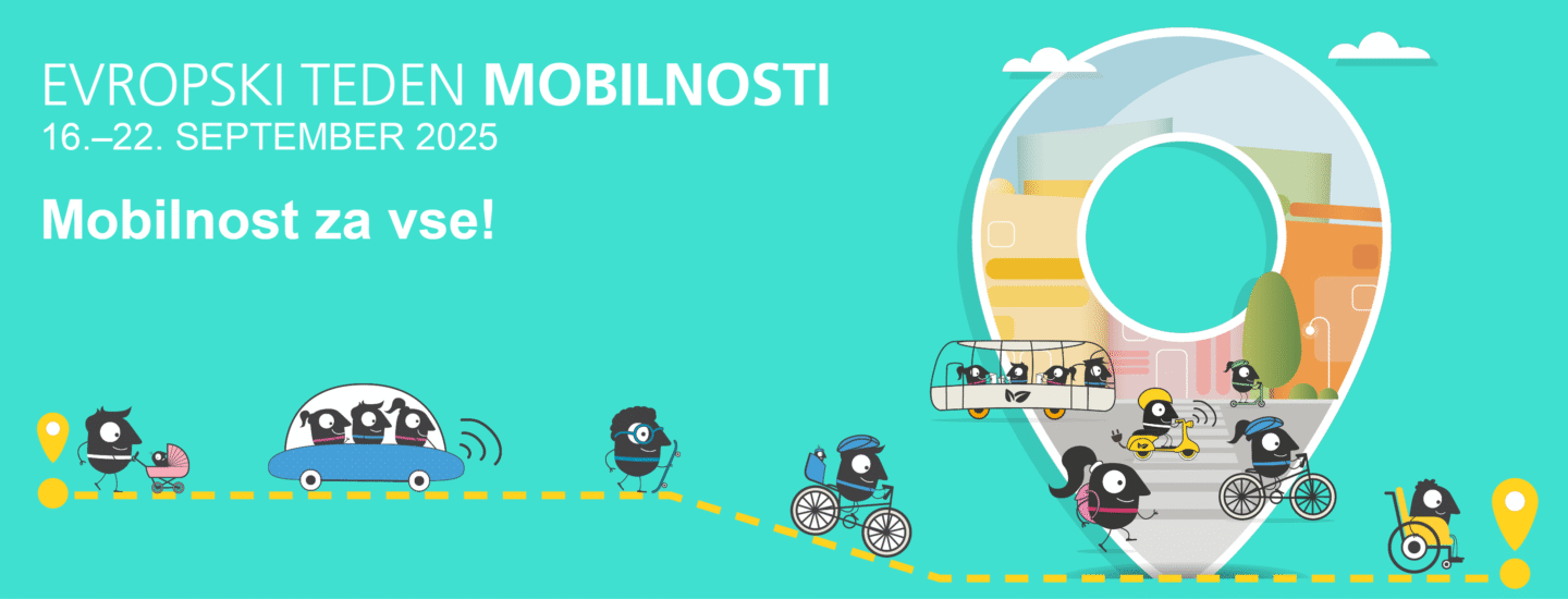 Med 16. in 22. septembrom poteka Evropski teden mobilnosti.