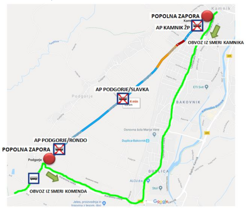 Dear passengers please be informed that due to the sport event – 7. Velika nagrada Občine Mengeš, this Sunday, 7.10.2018, from 9:00 till 14:00 o’clock, there will be a complete road closure true Mengeš.