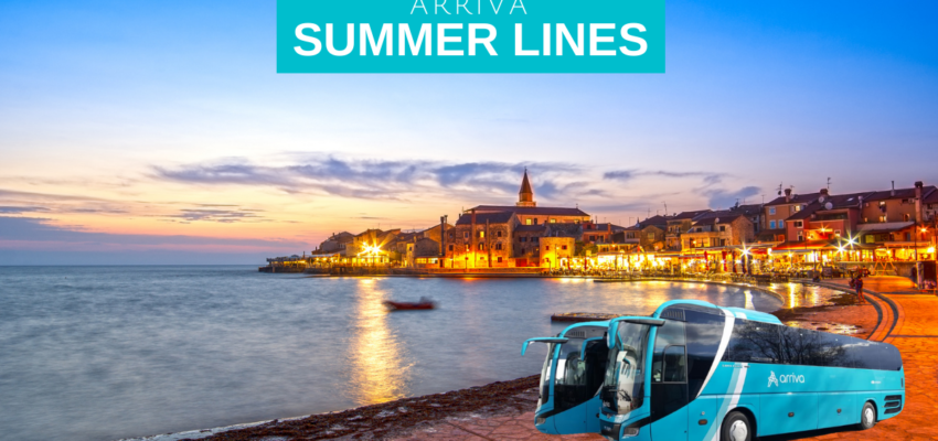 Dear passengers please be informed that our summer lines have already started to operate: