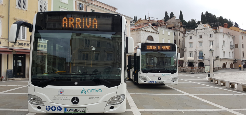 Dear passengers please be informed that on 1. 4. 2024 timetables at city transport Piran will change. Changes are on Saturdays, Sundays and holidays.