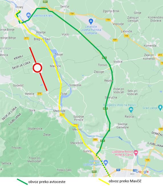 UP-DATED: Due to a complete road closure KRANJ (Labore)-JEPRCA bus transport operation will change 3 Slika1 2