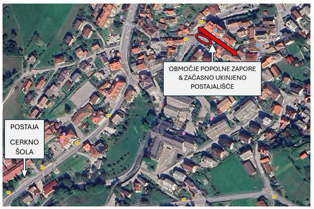 Obveščamo vas, da bo zaradi prireditve »31. festival Jazz Cerkno« uvedena POPOLNA zapora Močnikove ulice v Cerknem.